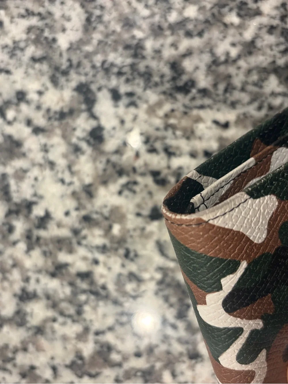 Longchamp Camouflage Bi-fold Wallet